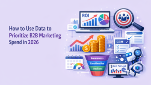 How to Use Data to Prioritize B2B Marketing Spend in 2026