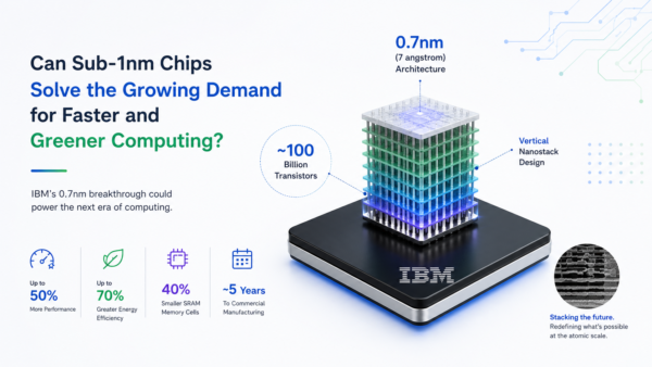 Can Sub-1nm Chips Solve the Growing Demand for Faster and Greener Computing?